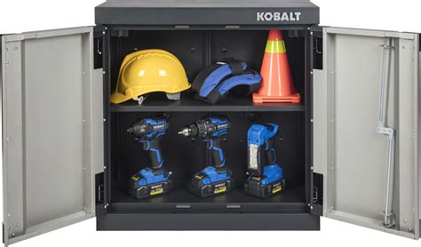 kobalt steel wall-mounted garage cabinet 19003|28x28 garage cabinet.